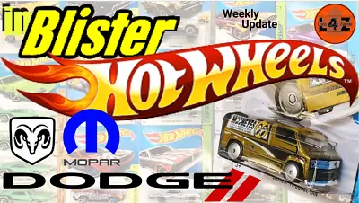 Hot Wheels DODGE MOPAR - Many Variations In Blister - C5 • $10.97