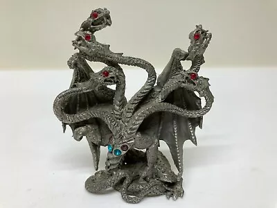 Vintage CCI 1993 Pewter 4383 5 Headed Dragon Hydra Figure Statue Hydra • $45.95