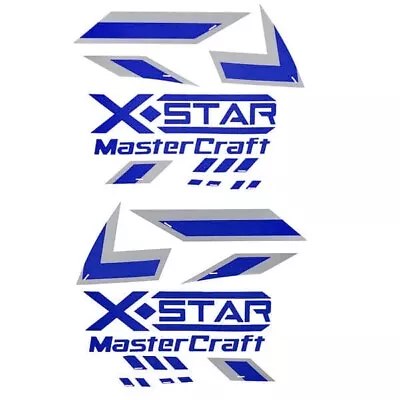 MasterCraft Boat Raised Decal 750177 | X-Star Blue Sticker (Set Of 18) • $987.94