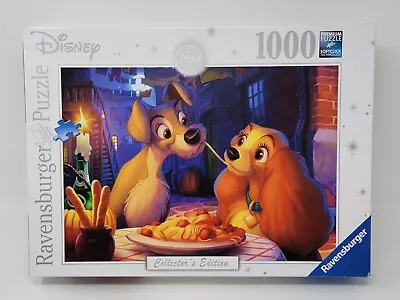 Ravensburger 13972 Disney Lady And The Tramp Collector's Edition 1000 Pc Puzzle • $10.99