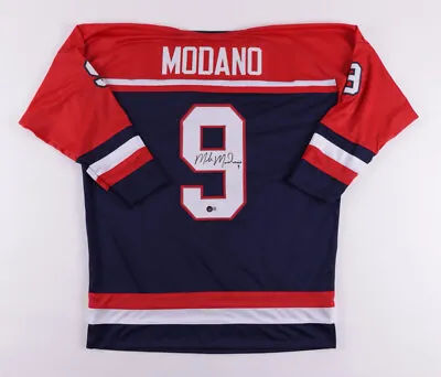 £65.50 • Buy Mike Modano Signed Team USA Jersey (Beckett Holo)  #1 Overall Pck 1988 NHL Draft
