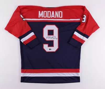 £65.50 • Buy Mike Modano Signed Team USA Jersey (Beckett Holo)  #1 Overall Pck 1988 NHL Draft