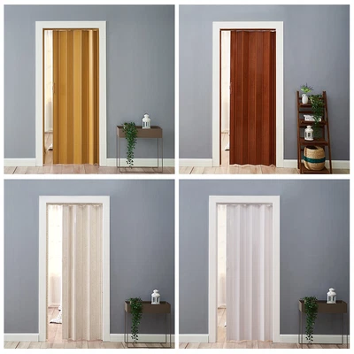 £39.99 • Buy Interior Door Folding Door PVC Concertina Accordion Door  Lockable