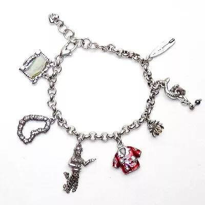 7.5-8.5 Inches Brighton Hawaii State Charm Bracelet Mermaid Shirt Hula *Read* • $35.51