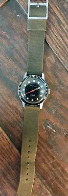 Vintage Waltham Incabloc 17 Jewels Mechanical Divers Date Watch ! All Stainless • $37