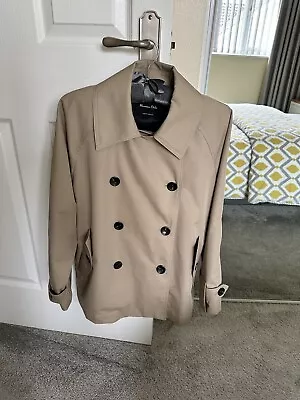 Massimo Dutti Short Trench Coat Size XS BNWOT • £60