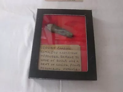 One Dug Civil War Burnside Carbine Cartridge From Petersburg Virginia • $49.95