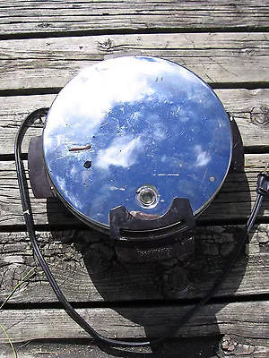 Vintage Chrome Toastmaster 8  Round Waffle Maker Bake Teflon Non-Stick  W252A • $35.66