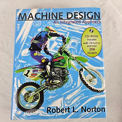 Machine Design Hardback Book With CDROM By Robert L. Norton • $90.99