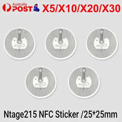 5/10/20/30PCS  TAG Sticker NTAG 215 Universal Label RFID Tag For NFC Phones • $5.16