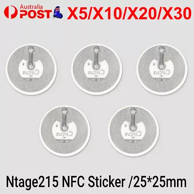 5/10/20/30PCS  TAG Sticker NTAG 215 Universal Label RFID Tag For NFC Phones • $4.55