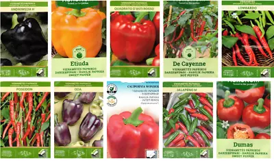 £2.75 • Buy Chilli Pepper And Sweet Pepper Seeds- Multibuy Options Available- Max P&P  £1.05