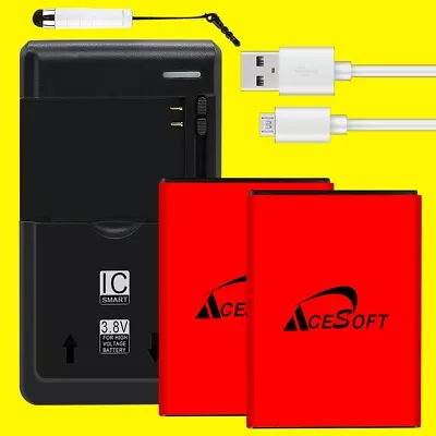 For Samsung Galaxy Nexus I9250 I9250M I9250T Lithium 2 X 2060mAh Battery Charger • $49.69