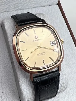 Vintage Felca Automatic 21J Gents Watch Ref-8551 ETA 2692 Swiss Perfect • $300