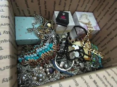NEW VINTAGE 10 Lb. Lot Of ALL WEARABLE NICE RESELL  Jewelry GOOD LOT • $79.99