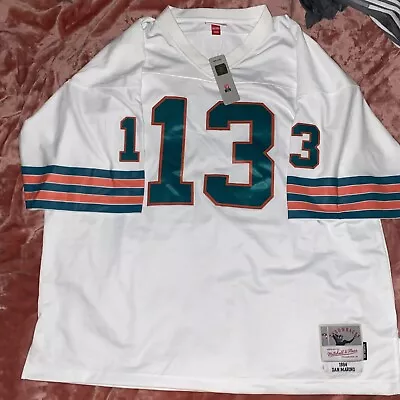 NEW 1984 Dan Marino NFL Mitchell & Ness Miami Dolphins Jersey 3XL • $75