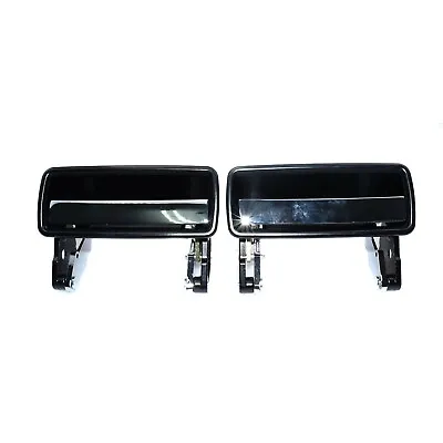 2 X RIGHT LEFT Front OR Rear Door Handle Chrome/Black FOR Volvo 240 245 260 262 • $69.73