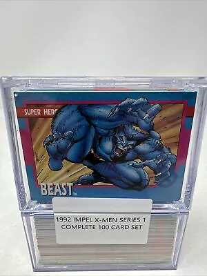 1992 Impel Marvel X-men Series One **jim Lee** (1-100) Complete Card Set • $25