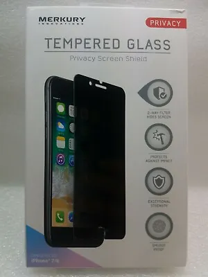 Merkury Innovations ~Tempered Glass ~Privacy Screen Shield ~For IPhone 7/8 • $7.40