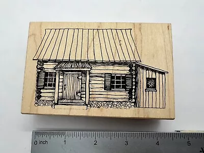 D5 Stampa Rosa Rubber Stamp  Old West Wood Cabin Home • $14.50