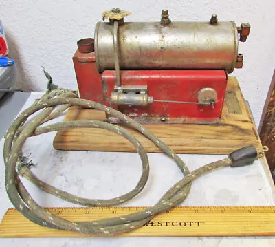 Vintage 1940s Weeden Electric Steam Engine Tin Toy Untested Great Decor Item • $59.99