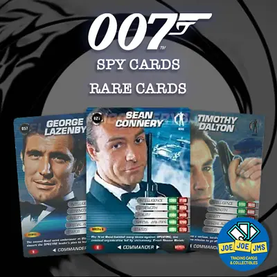 £0.99 • Buy James Bond 007 Spy Cards - COMMANDER RARE SINGLES - Restocked