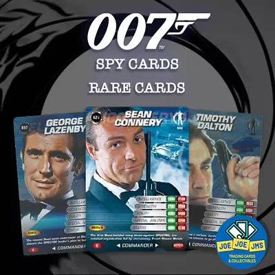 James Bond 007 Spy Cards - COMMANDER RARE SINGLES - Restocked • £0.99