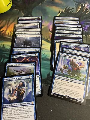 Magic: The Gathering 20 Rare Blue Card Lot Nm • $15