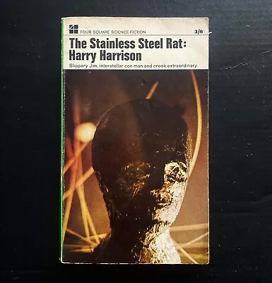 £8 • Buy Harry Harrison - The Stainless Steel Rat - Four Square Books 1966 Vintage Scifi