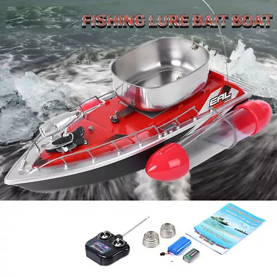 Electric RC Feeder Fishing Bait Boat Remote Control Fish Finder Ship Searchlight • $120.99