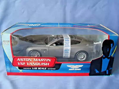 Aston Martin V12 Vanquish James Bond 007 Die Another Day 1-18 Die Cast Model Car • £26