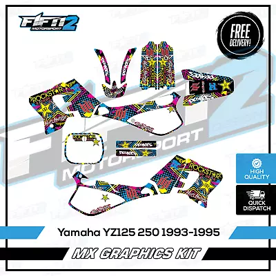 Yamaha YZ125 250 1993 - 1995 Motocross Graphics Kit Decals  • £89.99