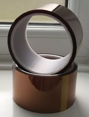 2 Rolls Kapton Heat Resistant Tape 50mm • £14