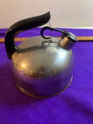 Vintage Revere Ware Tea Kettle Copper Bottom CU02 J • $17