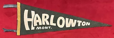 Vintage Harlowton Montana 25 Inch Pennant Montanas Largest Wind Farm • $29.99