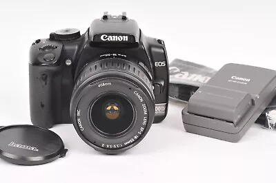 Canon EOS 400D 10.1MP Digital SLR Camera With 2GB Card & 18-55 Canon Lens • £125