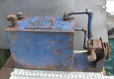 HYDRAULIC POWER UNIT PTO/Belt Drive GEAR PUMP 6 Gal RESERVOIR 1  HOSES - TRACTOR • $475