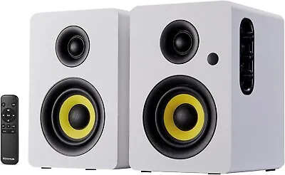 Sanyun Speakers SW206 80W Optical Coaxial TRS Aux Bluetooth 5.0 USB 24bit DAC • £112.99