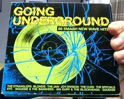 Going Underground 3 X CD Punk - XTC Devo Cure Siouxie Sham 69 Skids Motors • £3