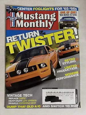 2008 March Mustang Monthly Magazine Jerry Kubitsky Restores ‘66 Mustang (CP218) • $21.59