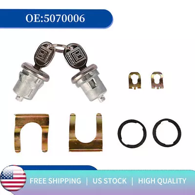 NEW Pair（2）Door Lock Cylinder Set For Chevy Chevrolet GMC Truck SUV Oldsmobile • $9.49