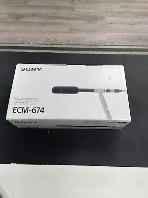 Sony ECM-674 Shotgun Electret Condenser Microphone • $123.50