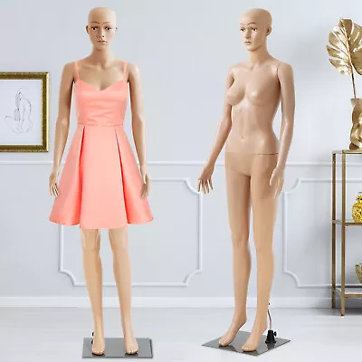 69  Female Mannequin Realistic Full Body Dress Form Mannequin With Metal Base • $78.36