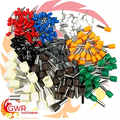 £88.54 • Buy CORD END CABLE TERMINALS SINGLE ENTRY WIRING BOOTLACE FERRULES 0.5mm² - 16mm²