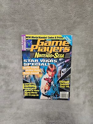 Vintage Game Players Magazine Sega Nintendo December 1993 Star Wars Special • $14.97