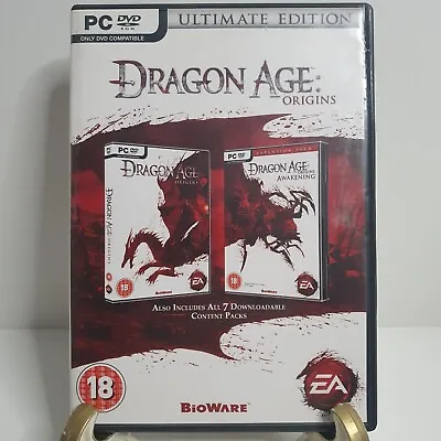 Dragon Age Origins Ultimate Edition PC Dvd Game 2010 2 Disc Set + Booklet  • $26.20