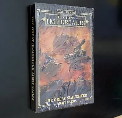 New! Legions Imperialis The Great Slaughter Army Cards Pack Warhammer Epic 40k • $55