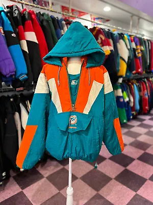 Vintage Miami Dolphins Starter Jacket Large • $165