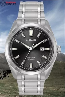 Citizen Eco-Drive Titanium Men's Quartz Watch - AW1248-80E • $139