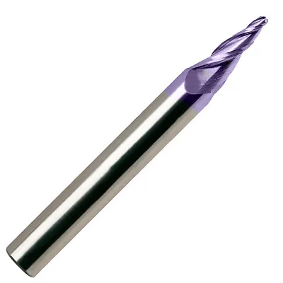 1/8  Tip Diameter Ball Nose 3FL Carbide 7Deg Per Side YG1 Tapered End Mill • $37.14